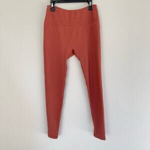 Fabletics Ribbed Leggings Salmon Pink (Small)